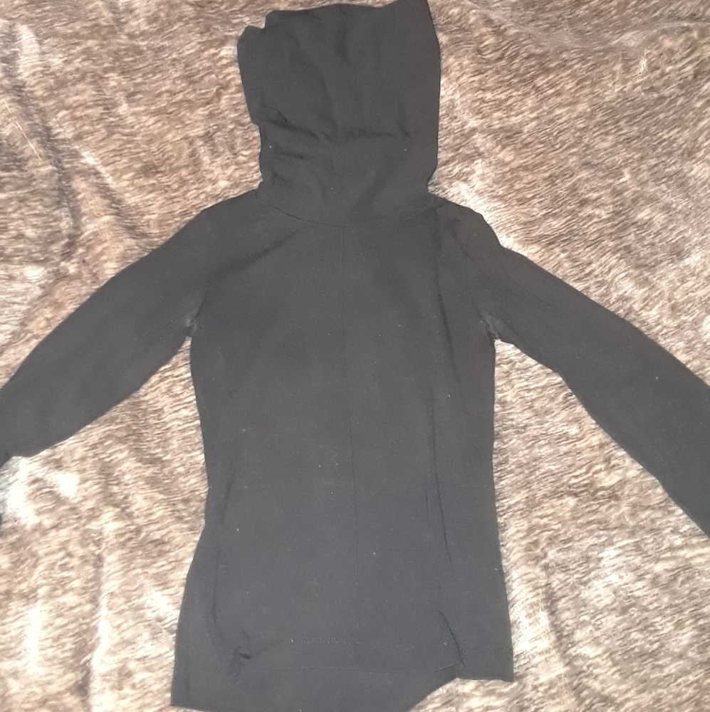 BCBG Maxazria Black smock Turtleneck